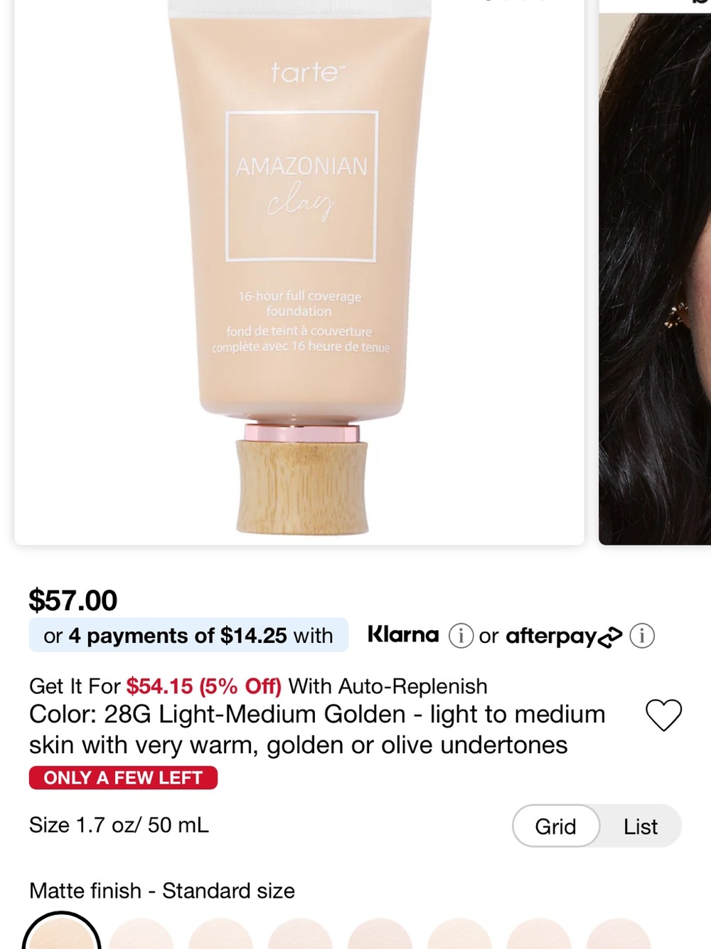 tarte Amazonian Clay Liquid Foundation Duo - in 32N